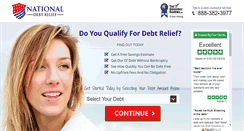 Desktop Screenshot of nationaldebtreliefprograms.com